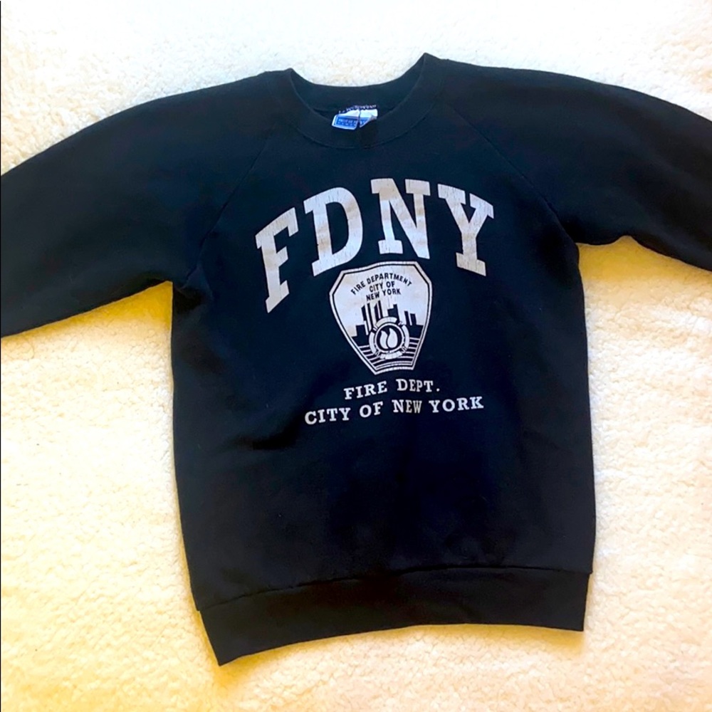 Vintage fitted FDNY sweatshirt